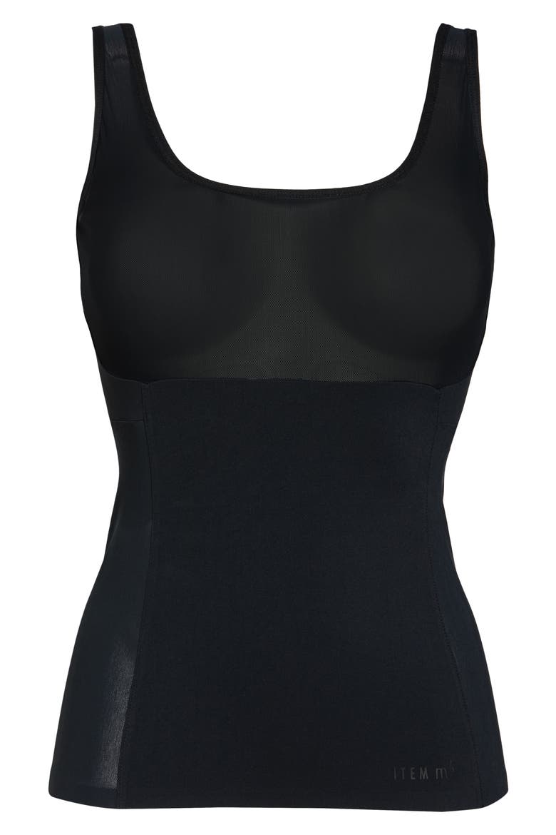 Shape Mesh Tank, Alternate, color, BLACK