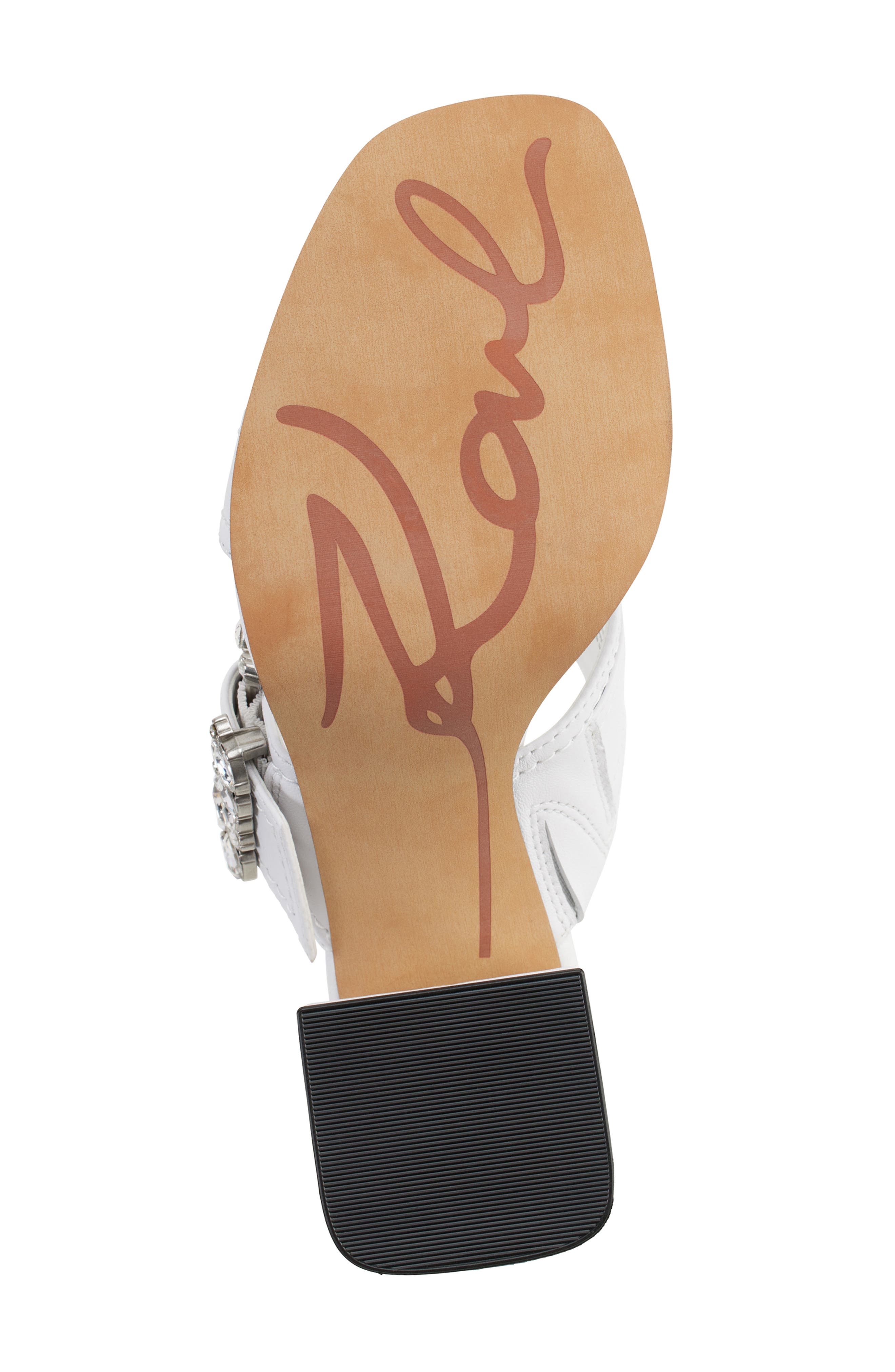 KARL LAGERFELD PARIS Sylvie Sandal, Alternate, color, Bright White