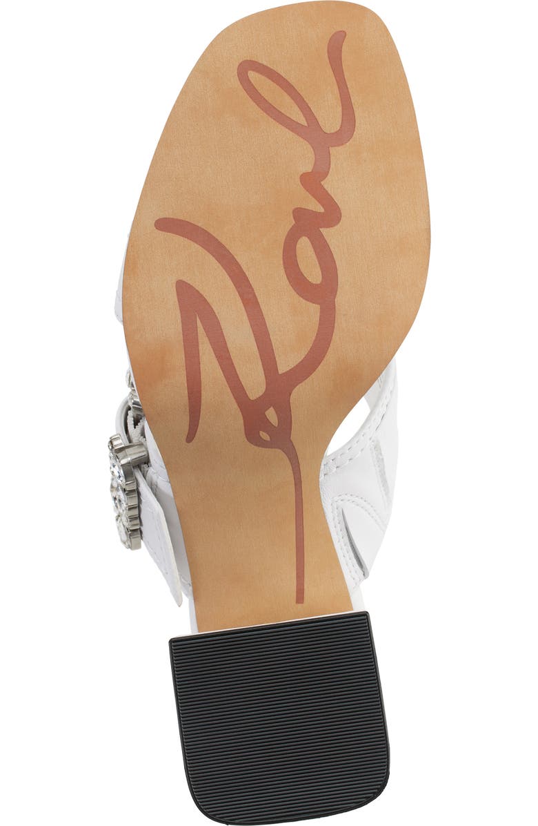 KARL LAGERFELD PARIS Sylvie Sandal, Alternate, color, Bright White