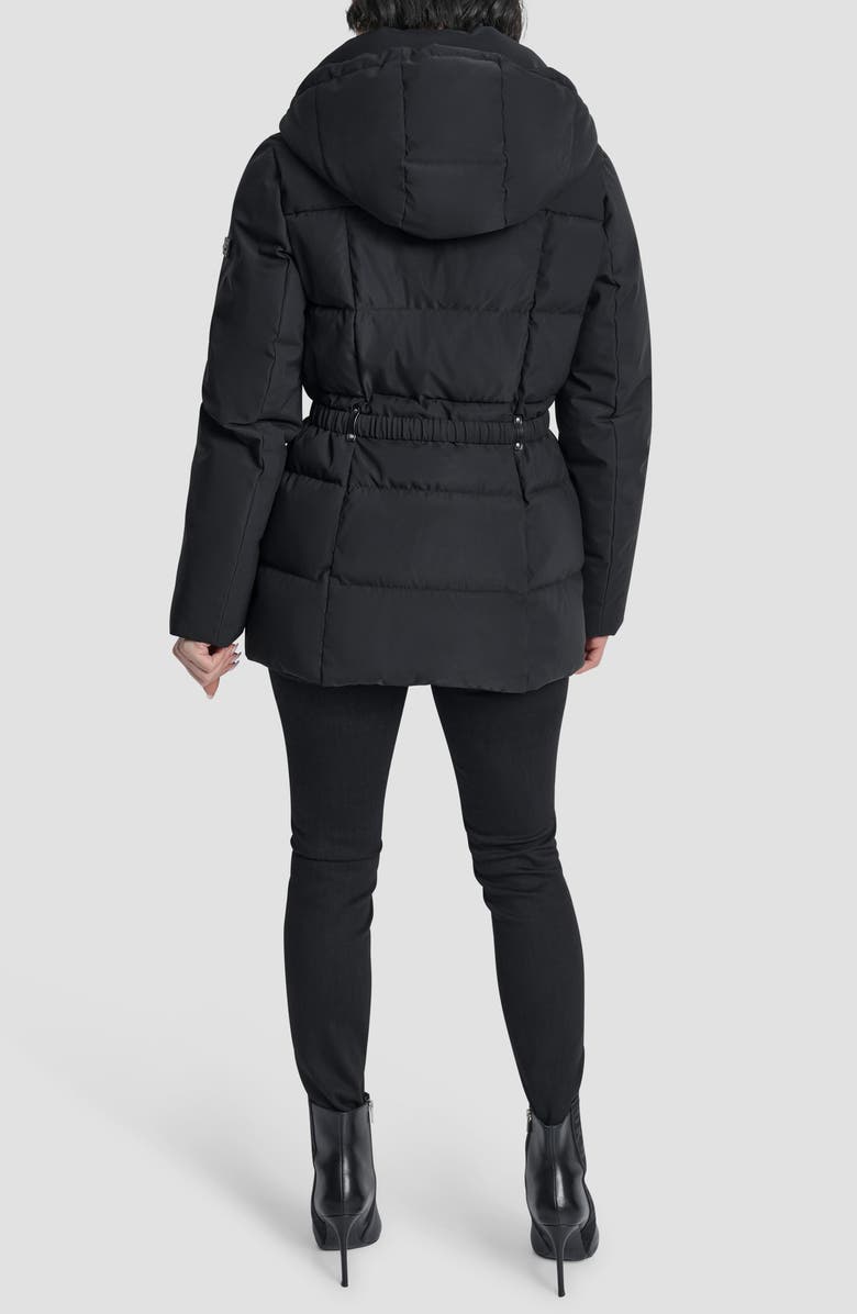 DKNY Water Resistant Box Quilted Puffer Coat, Alternate, color, 