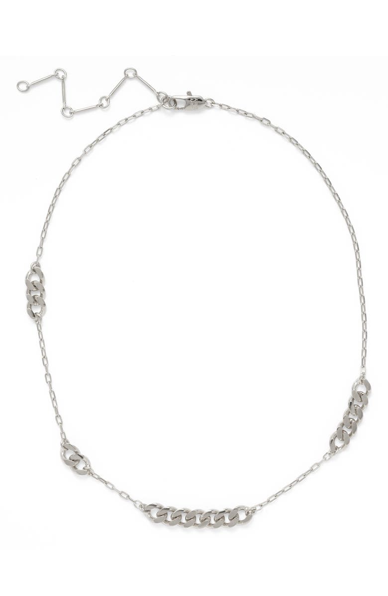 Lady Grey Trace Chain Necklace, Main, color, 