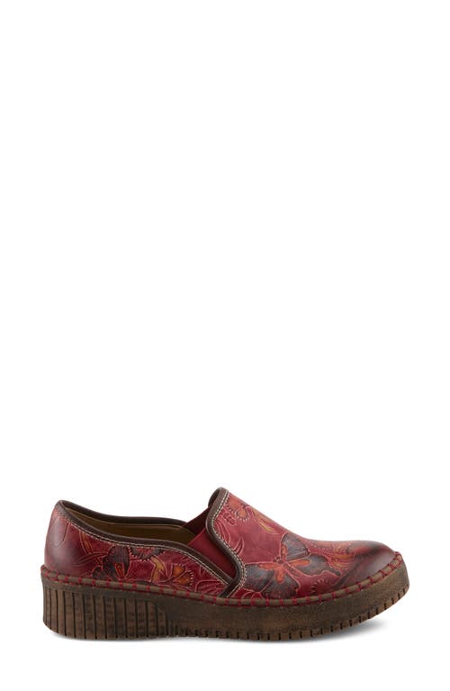 L'artiste By Spring Step Priela Slip-on Sneaker In Red