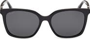 Max Mara 55mm Round Sunglasses