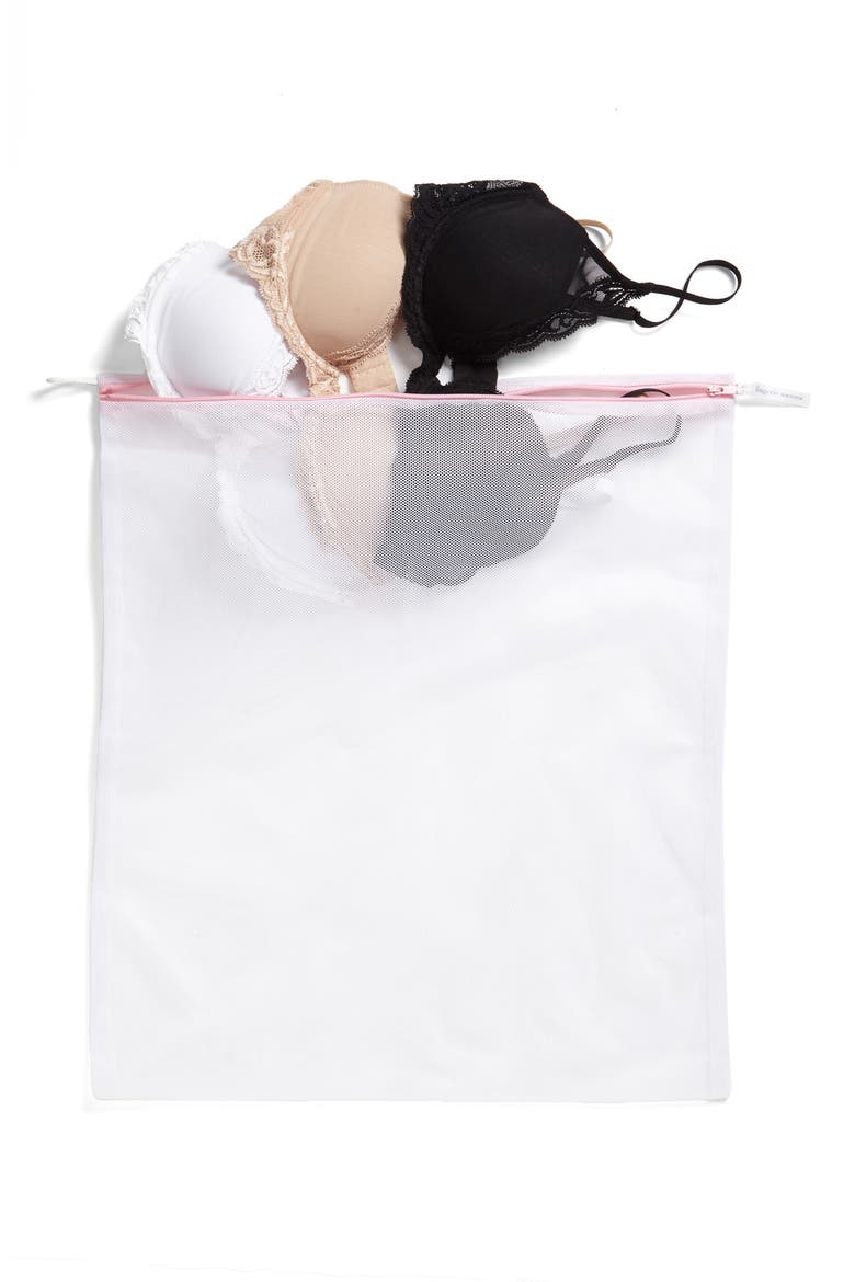 Large Wash Bag, Main, color, WHITE