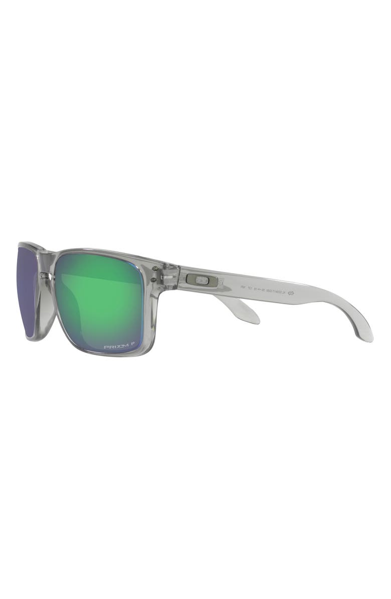 Oakley Holbrook XL 59mm Prizm<sup>™</sup> Polarized Square Sunglasses, Alternate, color, Grey Metal