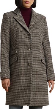 Lauren Ralph Lauren Wool Blend Reefer Coat