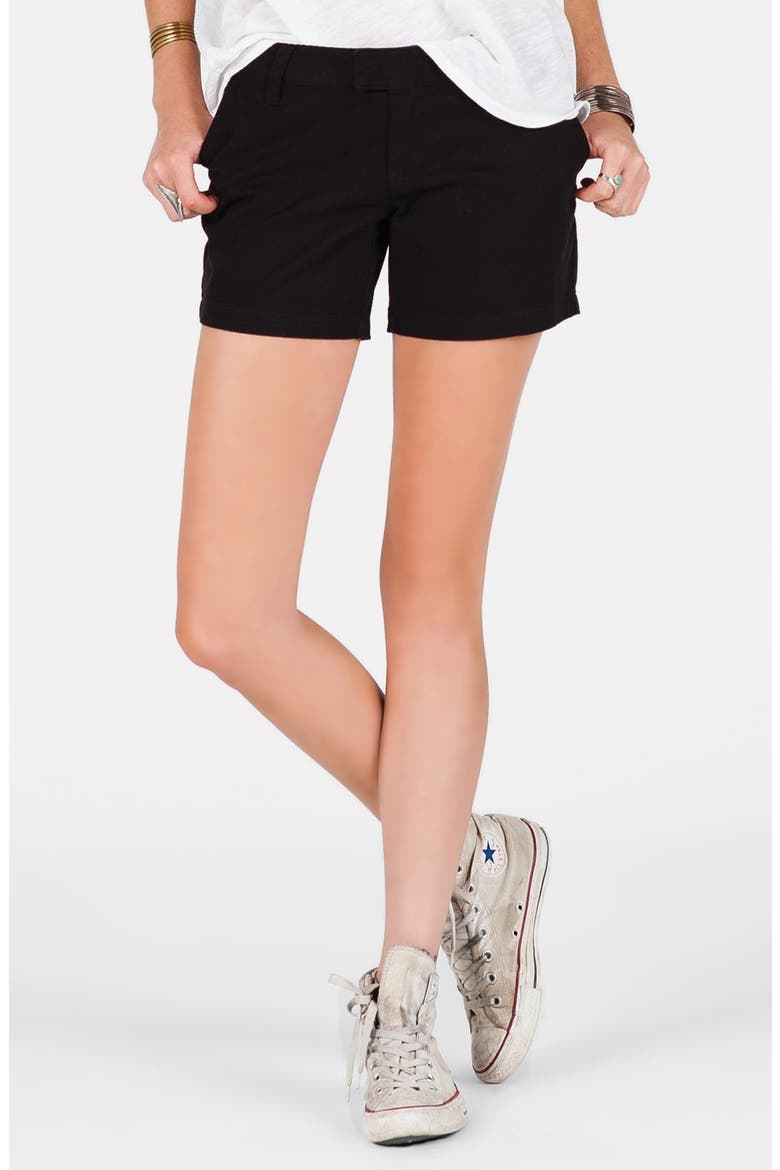 'Frochickie' Chino Shorts, Main, color, BLACK