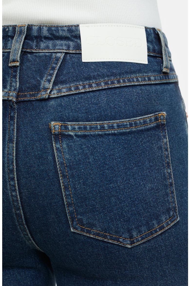 Hi-Sun High Waist Ankle Flare Jeans, Alternate, color, DARK BLUE