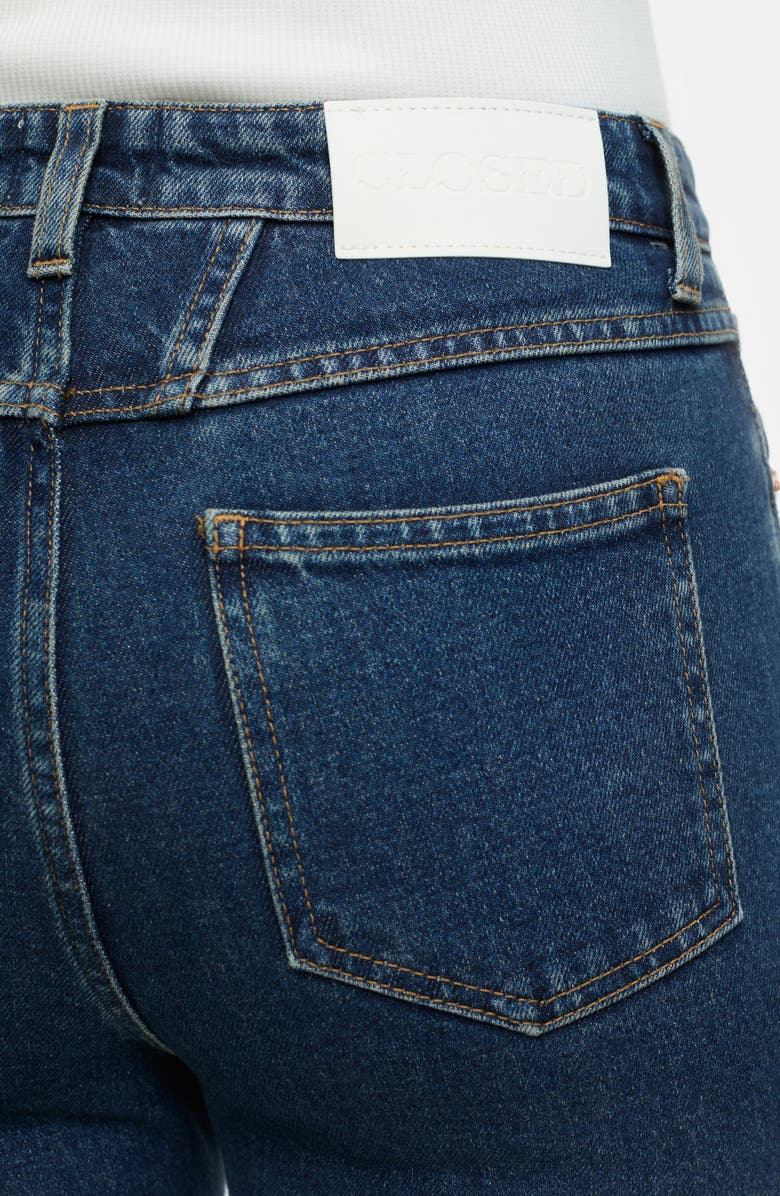 Closed Hi-Sun High Waist Ankle Flare Jeans, Alternate, color, Dark Blue