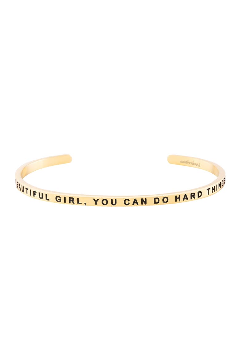 Beautiful Girl, You Can Do Hard Things bracelet video