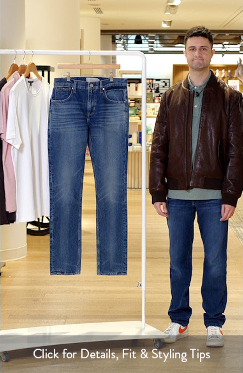 Blake Slim Straight Leg Jeans, sales video thumbnail