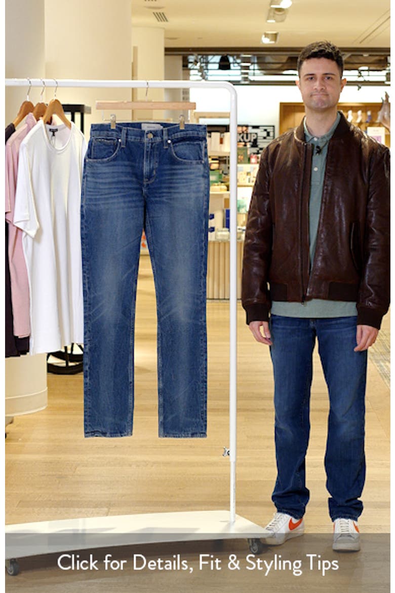 Blake Slim Straight Leg Jeans video