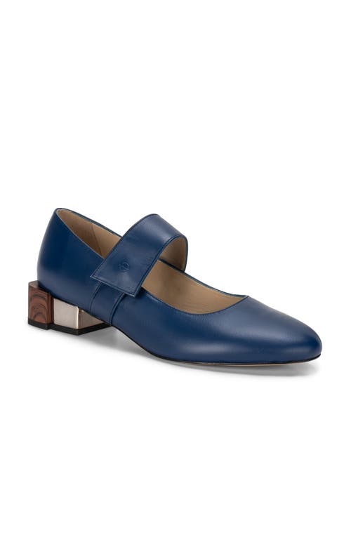 Chris Donovan Footwear Fable Mary Jane In Blue