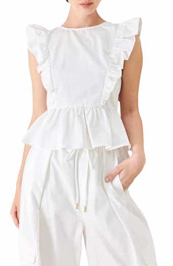 Ruffle Peplum Top