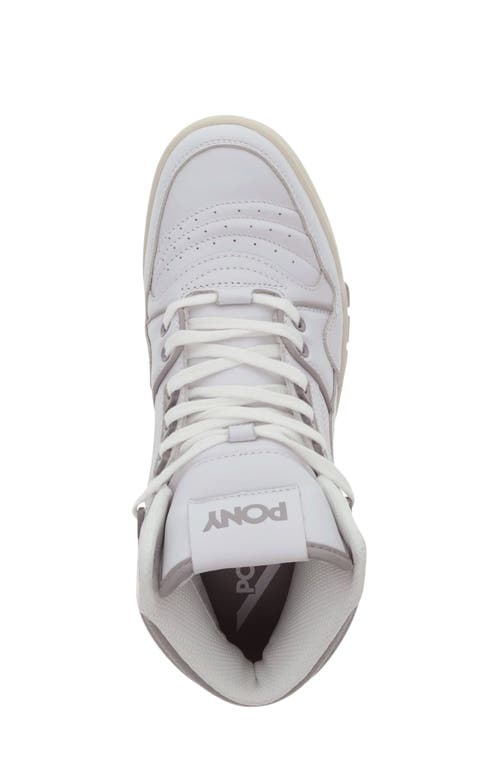 Pony M100 Sneakers In White/silver Sconce