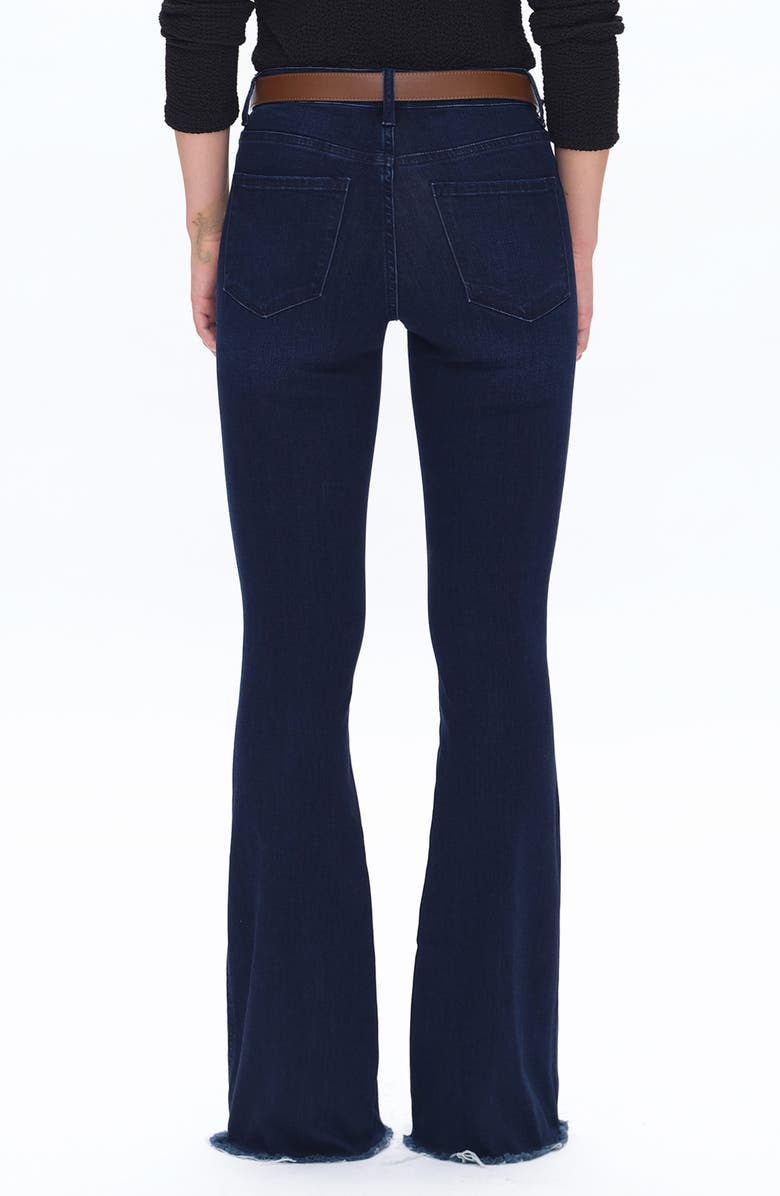 Bayeas High Waist Flare Jeans, Alternate, color, Dark Blue