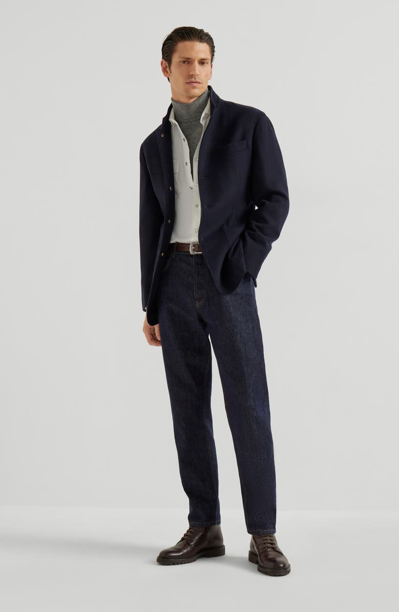 Brunello Cucinelli Easy fit shirt, Alternate, color, Snow