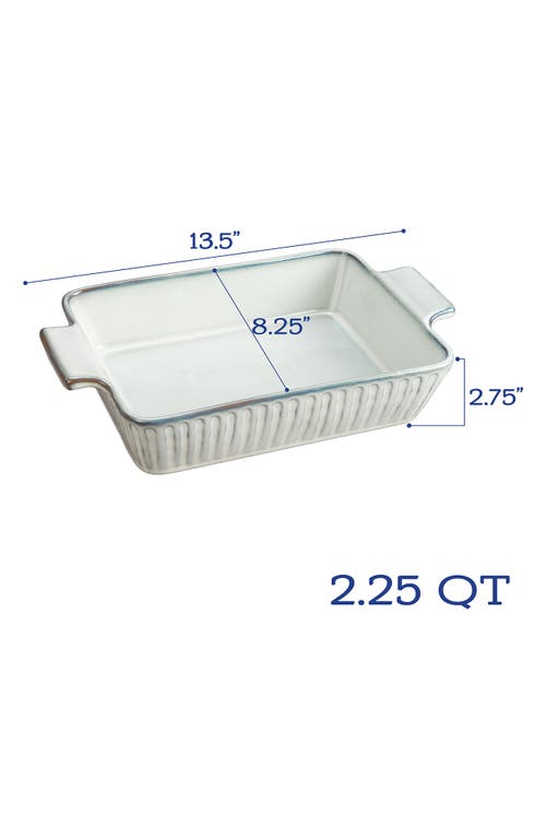 Bia Cordon Bleu 2-piece Colonnade Bake Set In Cream