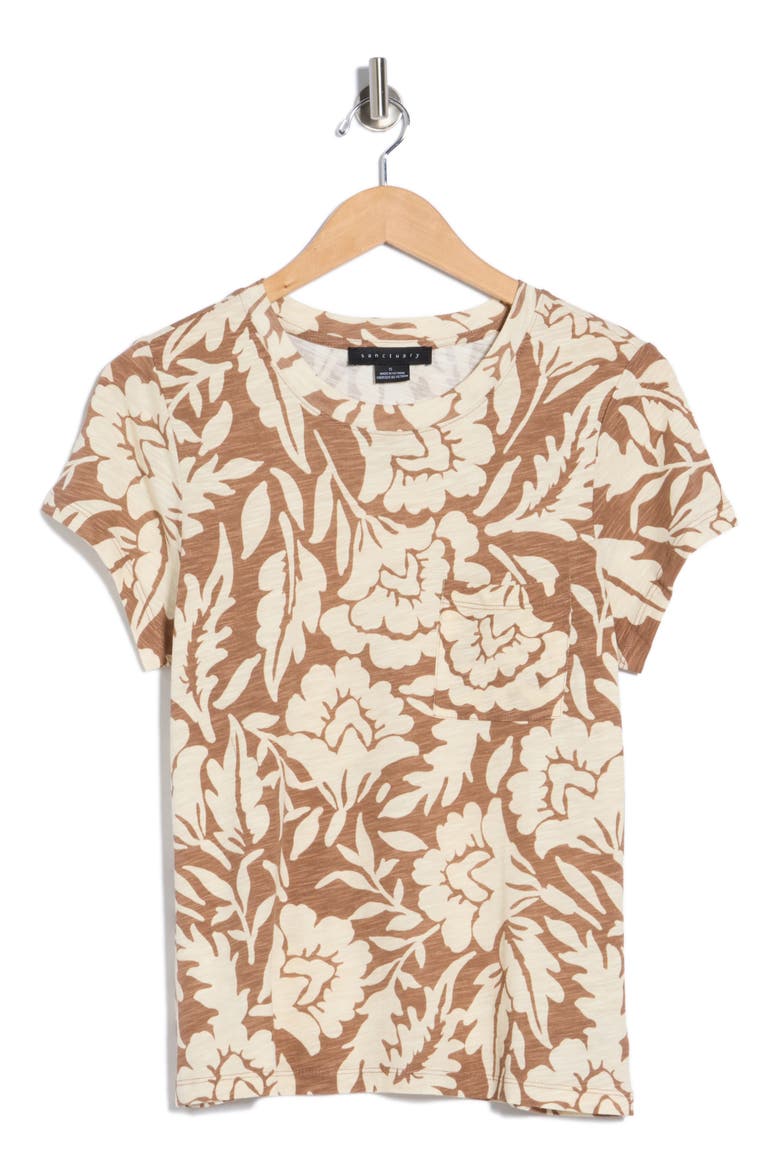 One Pocket T-Shirt, Alternate, color, FEVER TREE ACORN BROWN