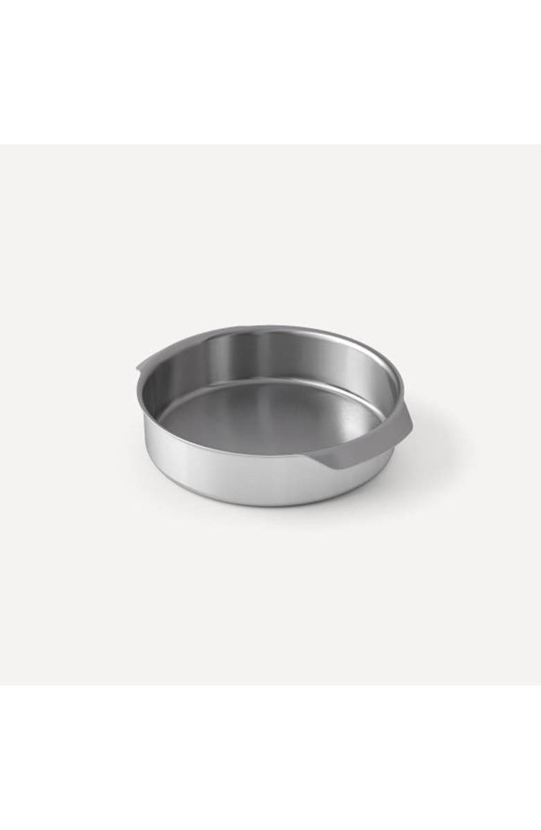 KANA 10-Inch Round Stainless Steel Pan - Oven & BBQ - Set of 2, Main, color, Stainless Steel