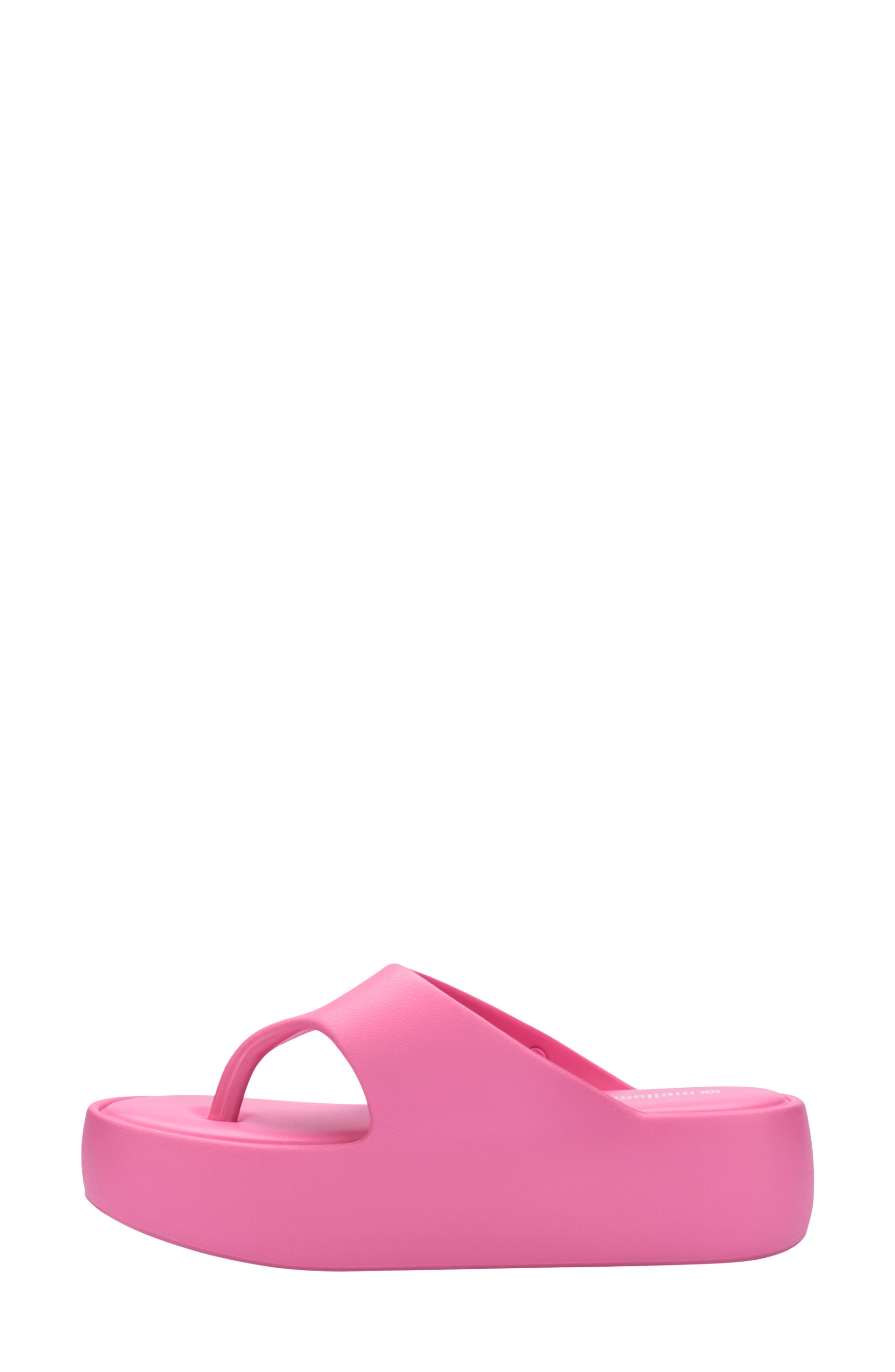 Free Platform Flip Flop, Alternate, color, PINK