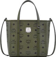 MCM Mini Toni Top-Zip Shopper in Visetos