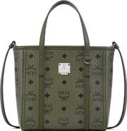 MCM Mini Toni Top-Zip Shopper in Visetos