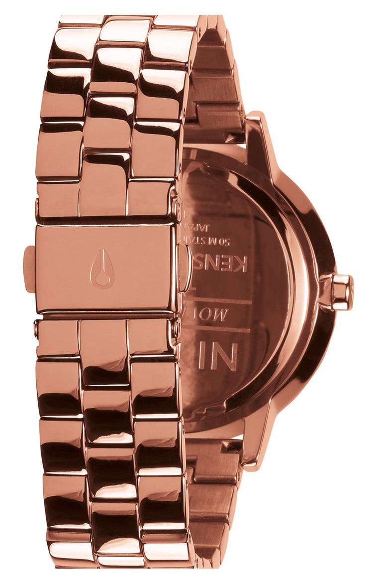 The Kensington Bracelet Watch, 37mm, Alternate, color, ROSE GOLD
