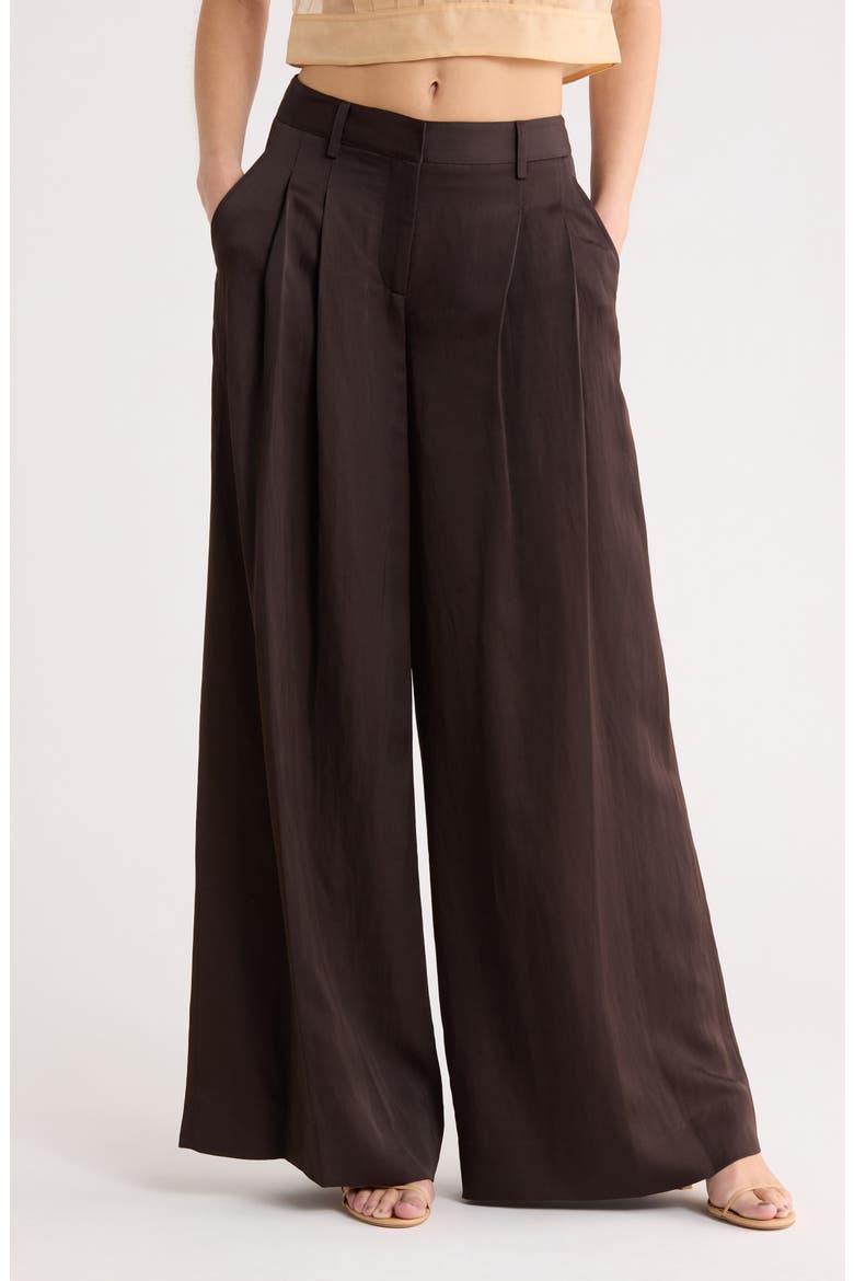 New Didi Wide Leg Pants, Main, color, CHOCOLATE