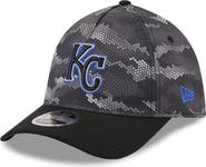 New Era Men's New Era Black Kansas City Royals Camo 39THIRTY A-Frame Flex Hat