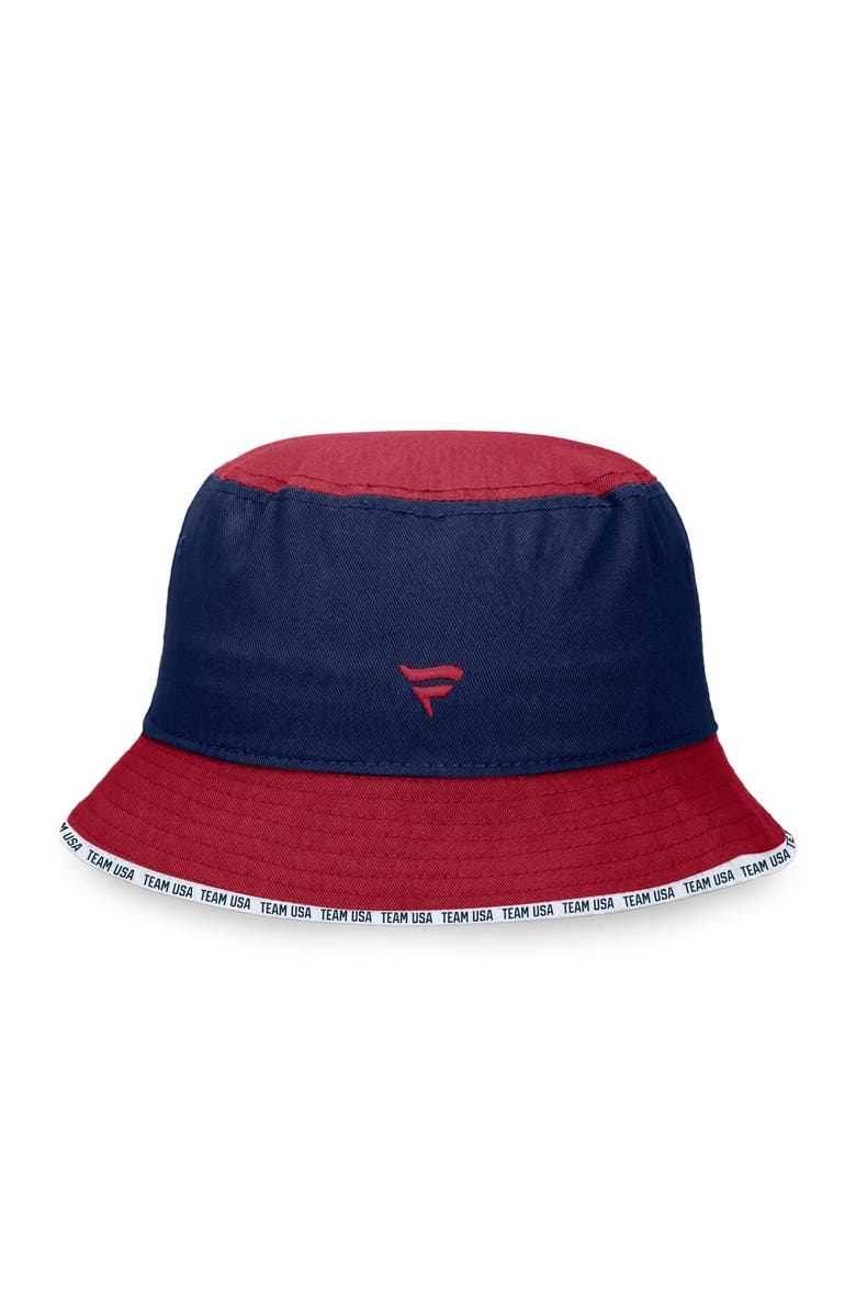 FANATICS Men's Fanatics Branded Navy Team USA Bucket Hat, Alternate, color,