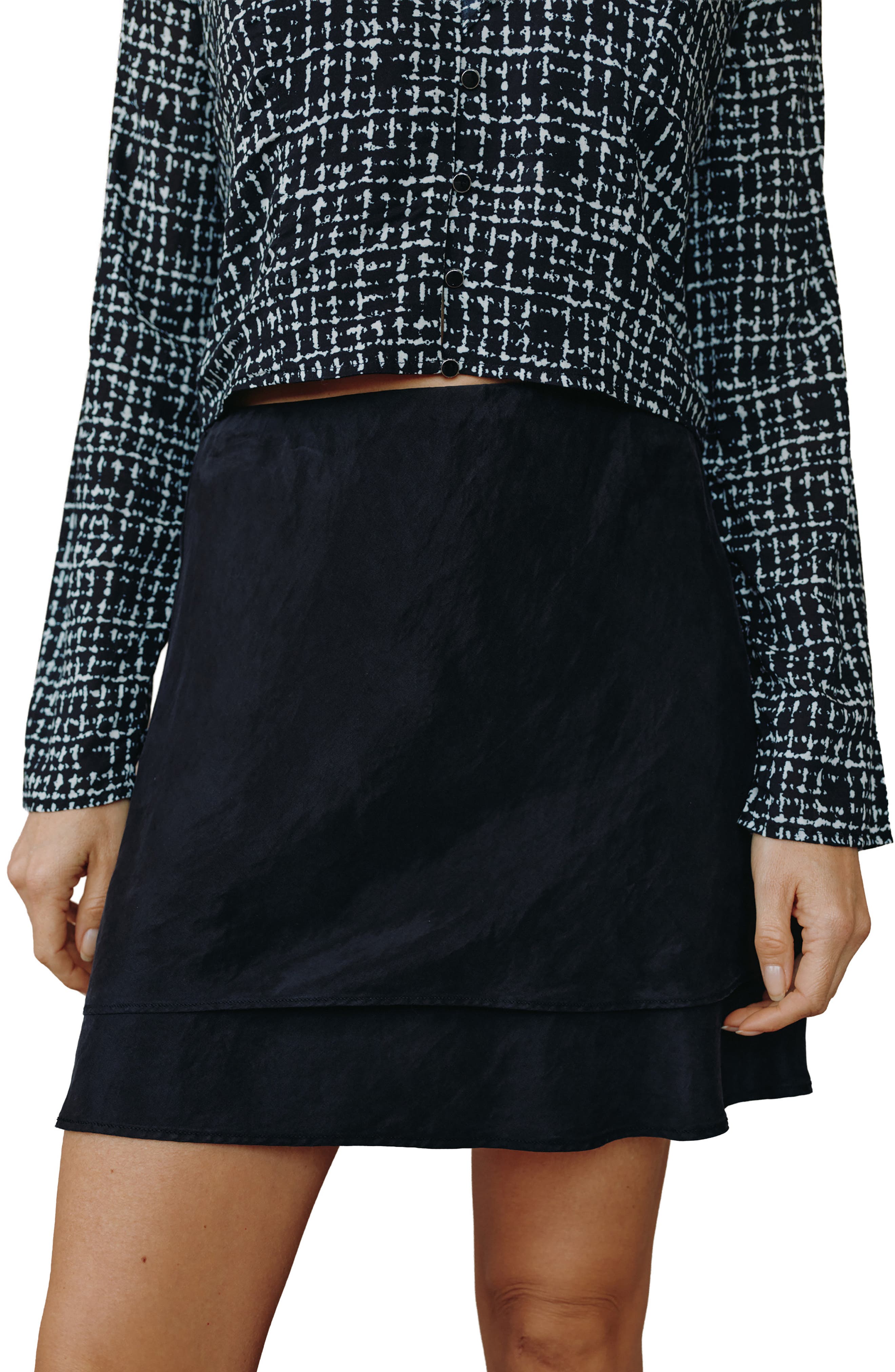 Layered Miniskirt