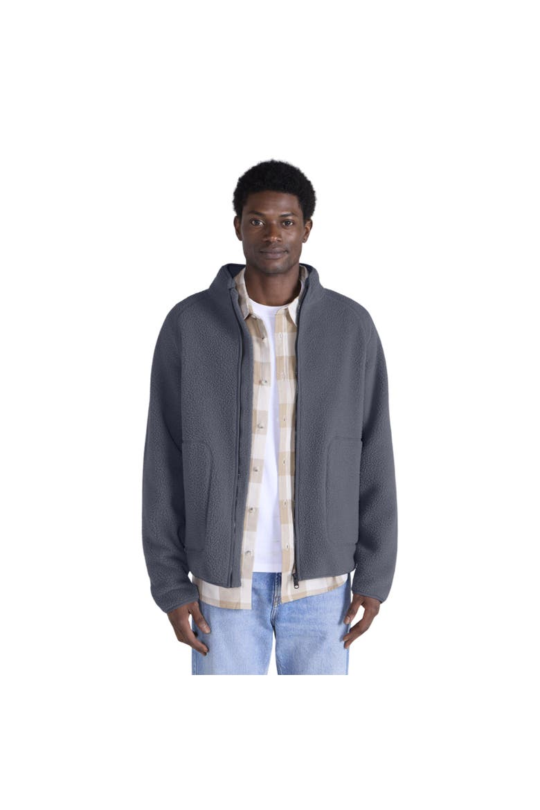 Andy Borg Fleece Jacket, Alternate, color, Light Grey