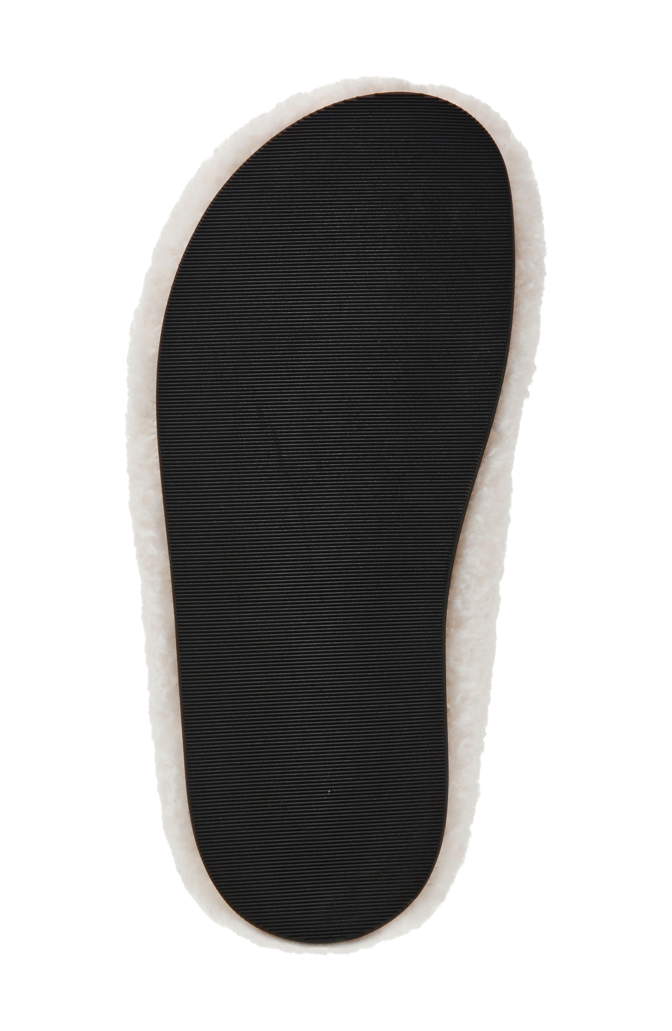 Fond Faux Fur Mule, Alternate, color, OFF WHITE