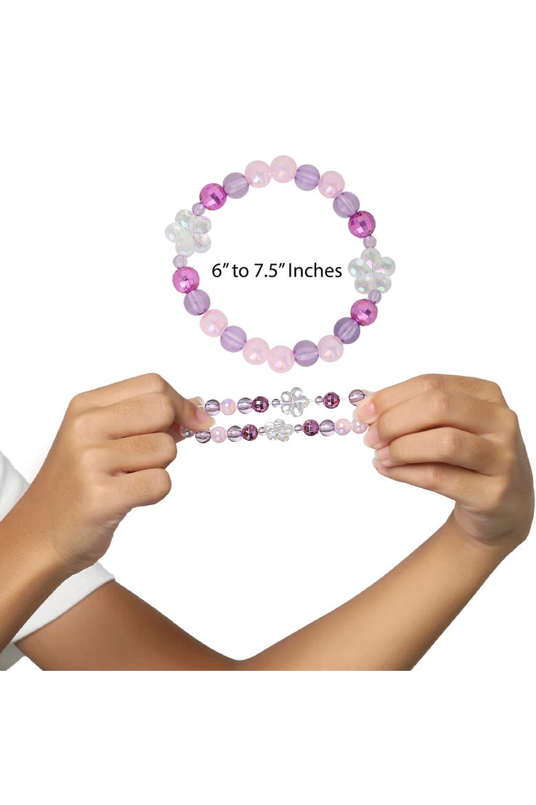 Angel & Stitch Bracelet Set for Girls 2-Piece Official License, Alternate, color, Purple
