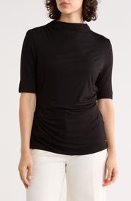 DKNY Elbow Sleeve Knit Top