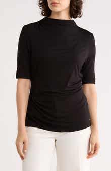 DKNY Elbow Sleeve Knit Top