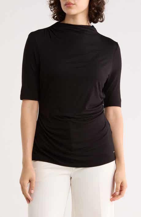DKNY Elbow Sleeve Knit Top