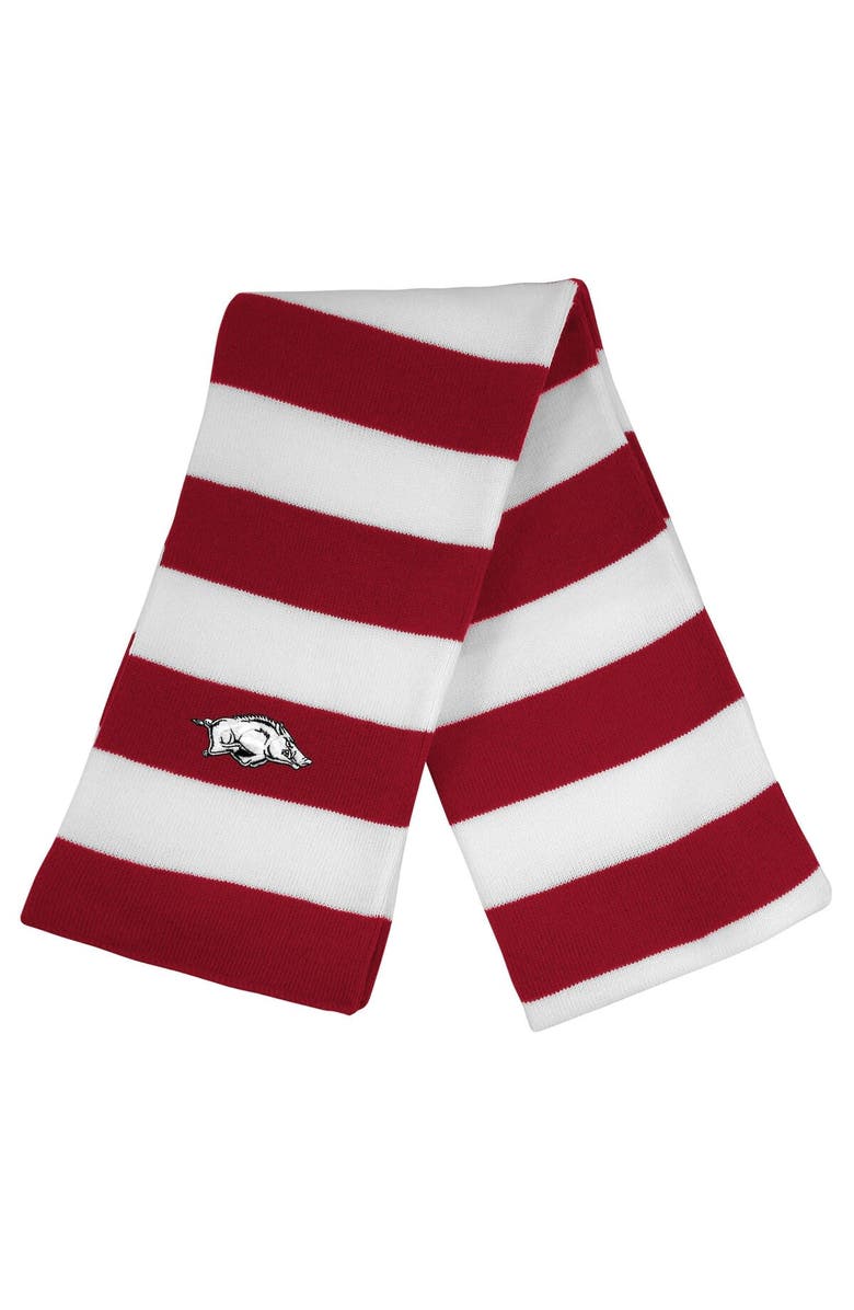 LOGOFIT Arkansas Razorbacks Niagara Scarf, Main, color, Crimson