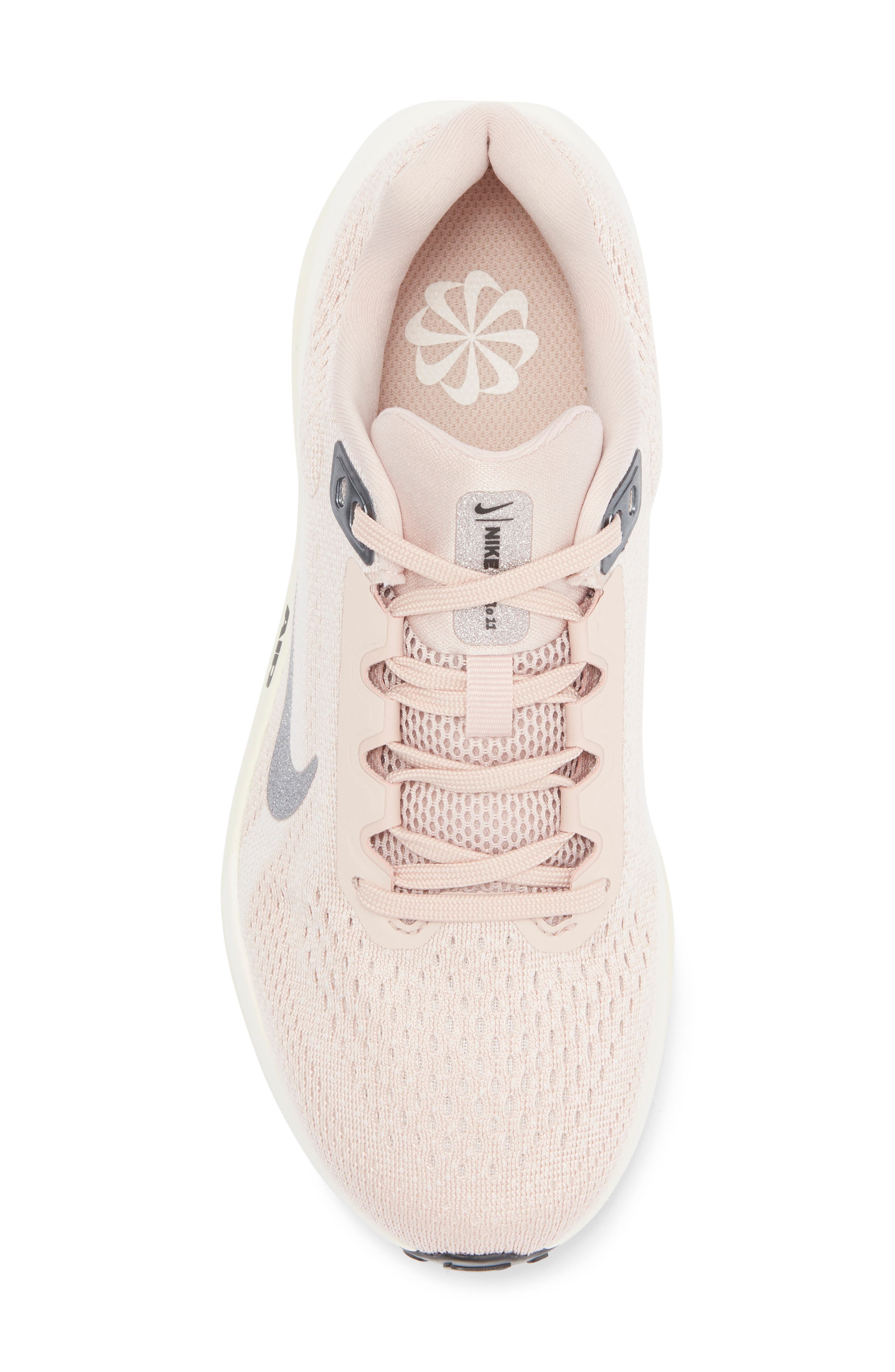 Nike Air WinFlo 11 Road Running Shoe, Alternate, color, Pink Oxford/ Soft Pink