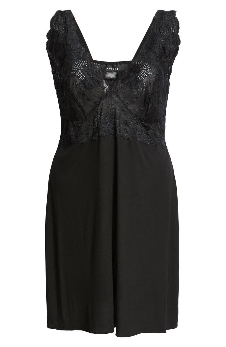 Natori Zen Floral Chemise, Alternate, color, 