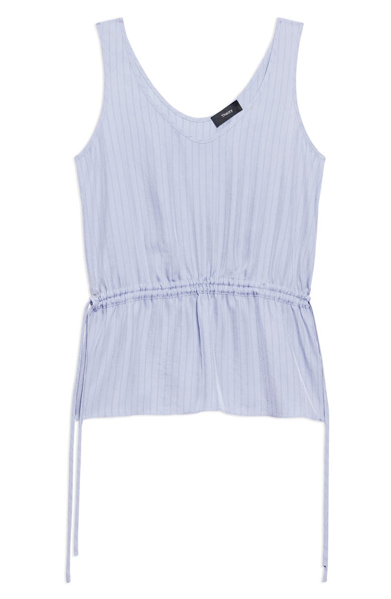 Theory Drawstring Waist Tank, Alternate, color, Lavender Multi