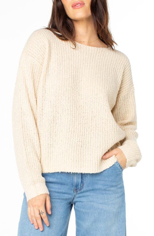 Roxy Bombay Cutout Sweater In Parchment