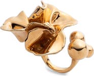 Sterling King Delphinium Open Ring