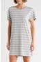 selected Grey Htr- Ivory Horizon Stripe