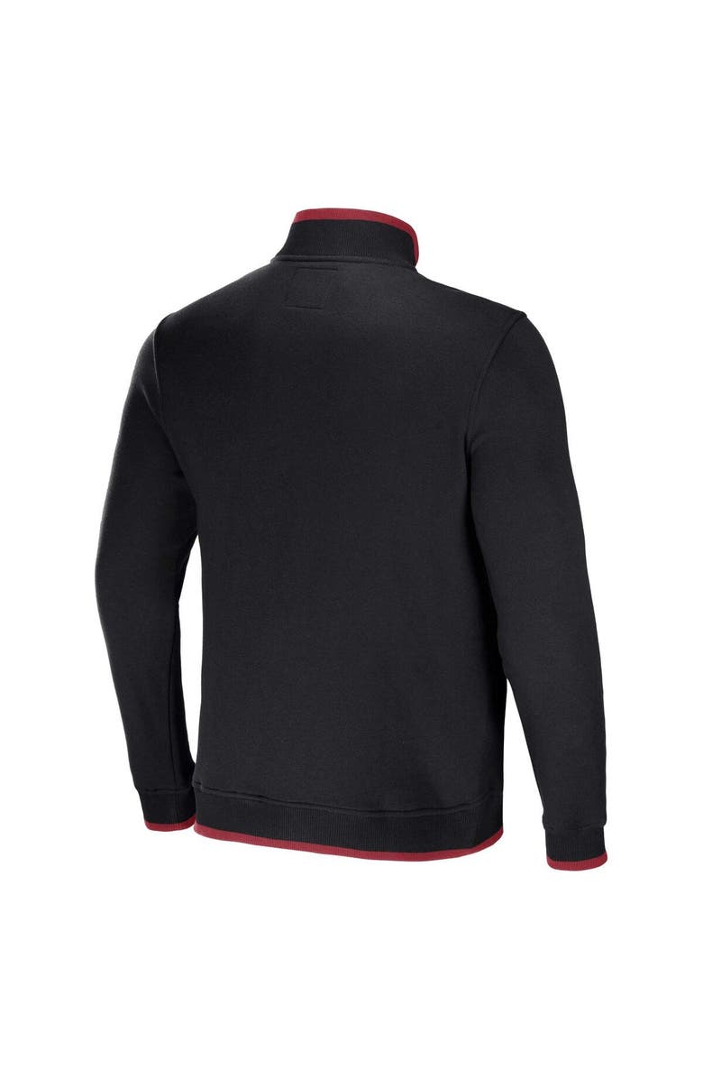 NFL X DARIUS RUCKER Men's NFL x Darius Rucker Collection by Fanatics Black Arizona Cardinals Logo Quarter-Zip Top, Alternate, color, Black