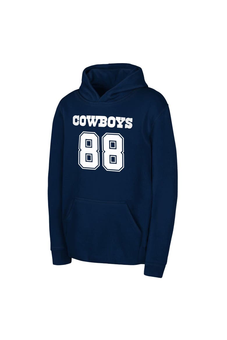Youth Outerstuff CeeDee Lamb Navy Dallas Cowboys Mainliner Player Name & Number Hoodie, Alternate, color, Navy