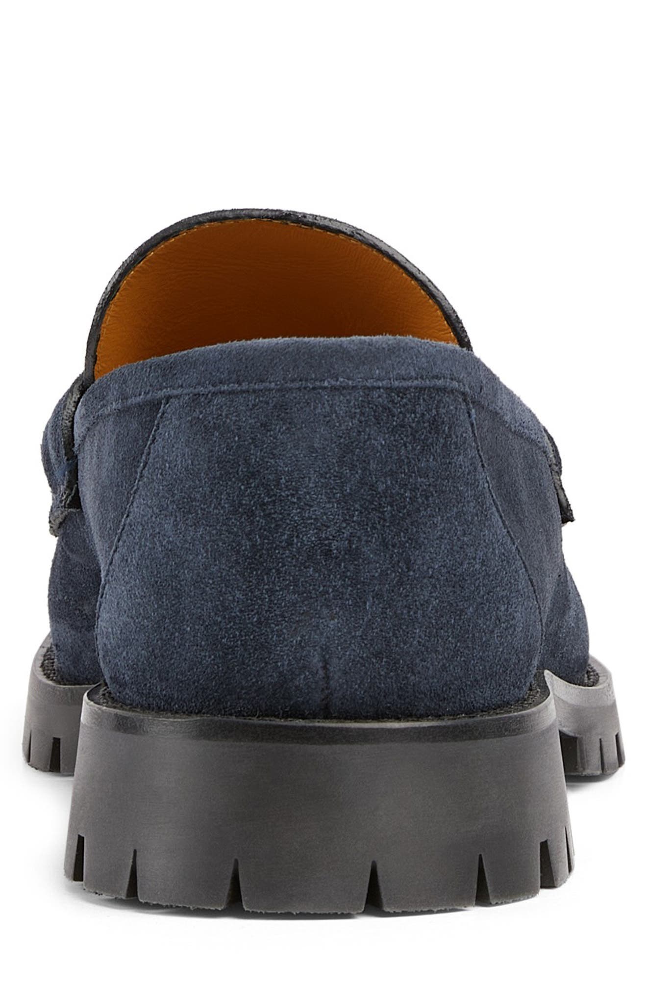 Sylke Horsebit Loafer, Alternate, color, BLUE