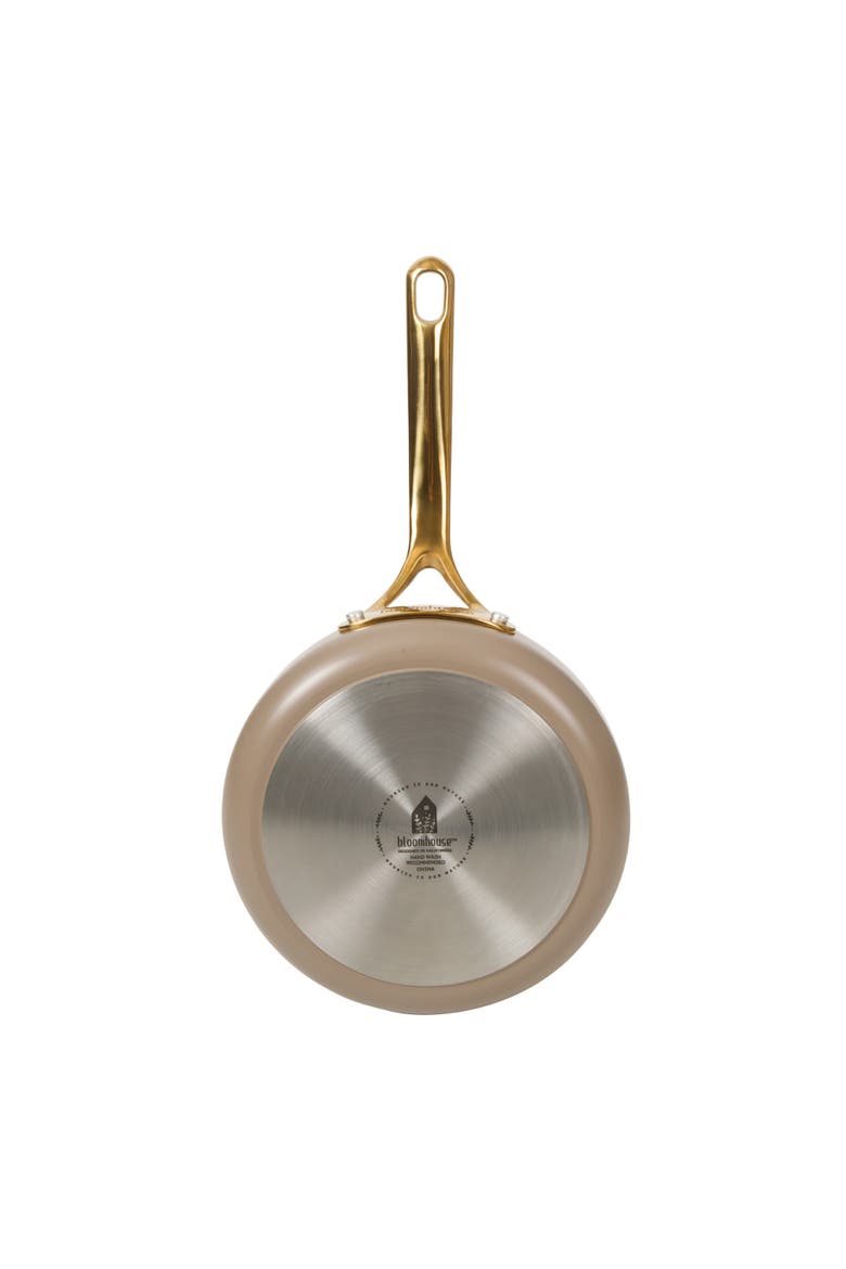 8 Inch Heavy Duty Aluminum Premium PFA Free Ceramic Nonstick Saute/Deep Frying Pan Skillet, Alternate, color, Cappuccino Cream