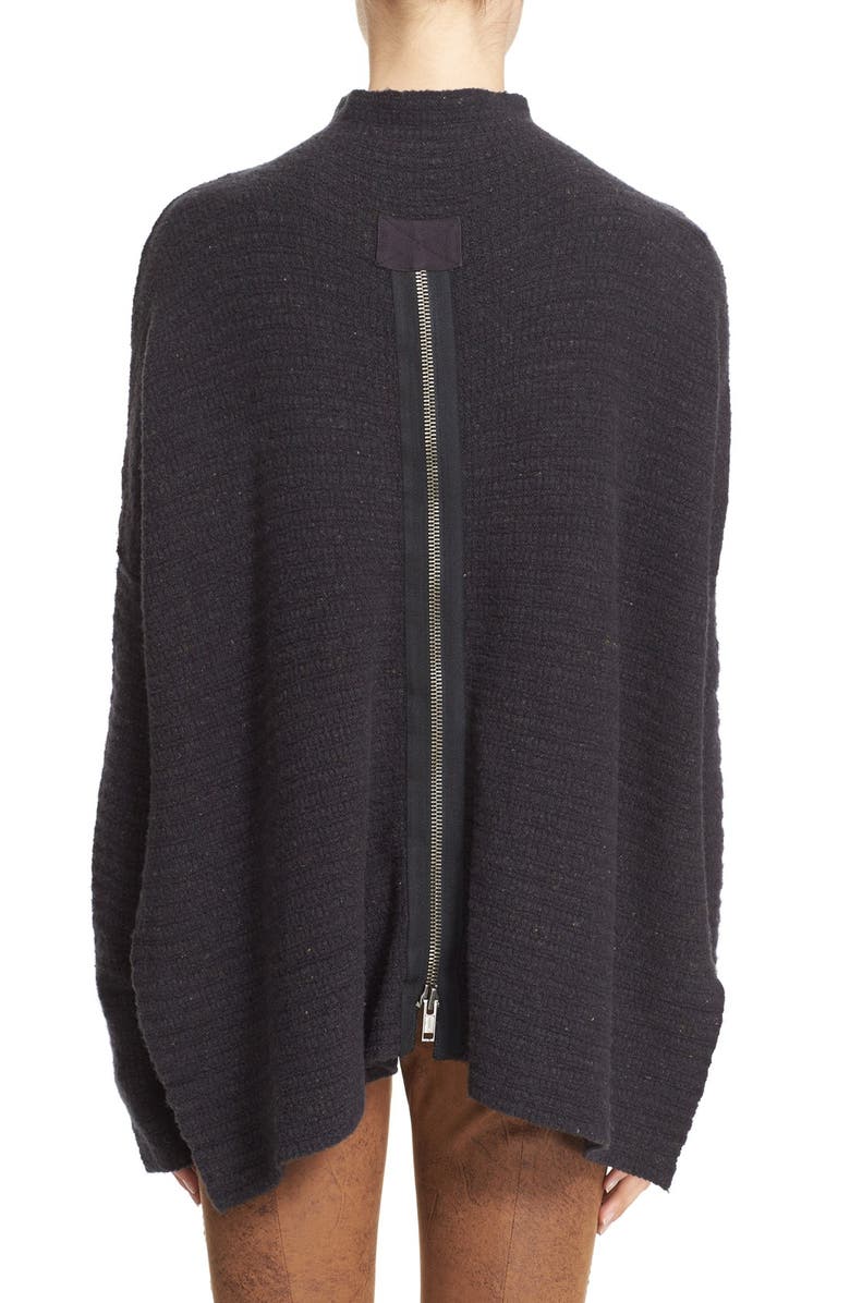 Free People 'Arctic Fox' Back Zip Swing Sweater, Alternate, color, 